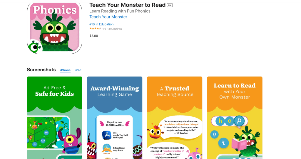 Teach your monster to read: pricing