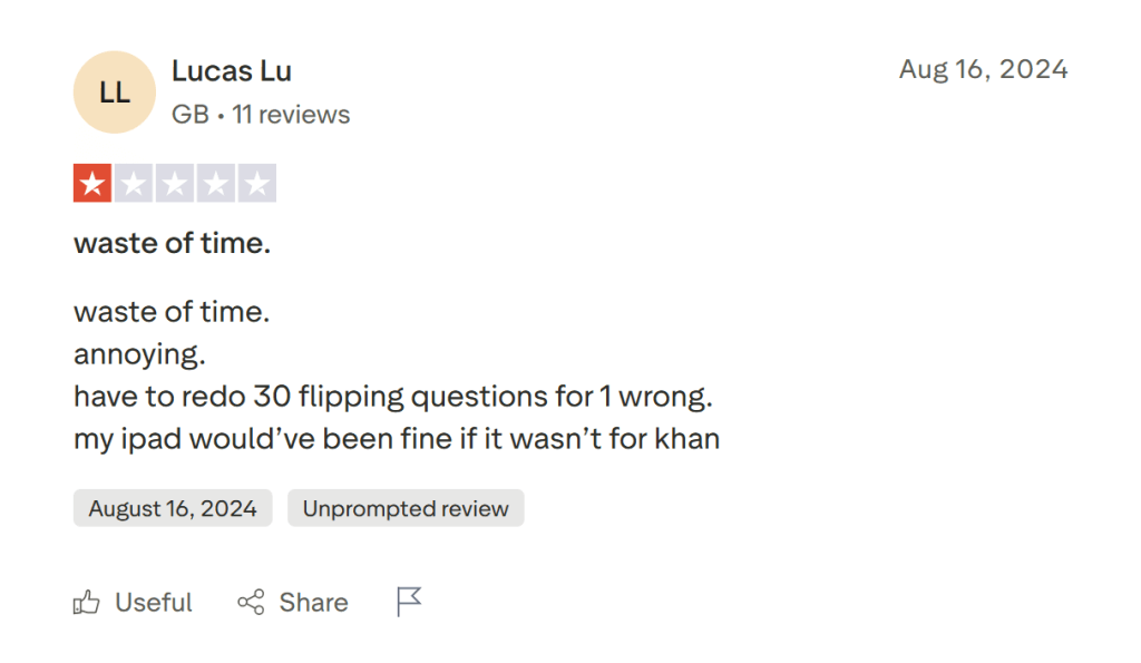 What are the advantages and downsides of Khan Academy?