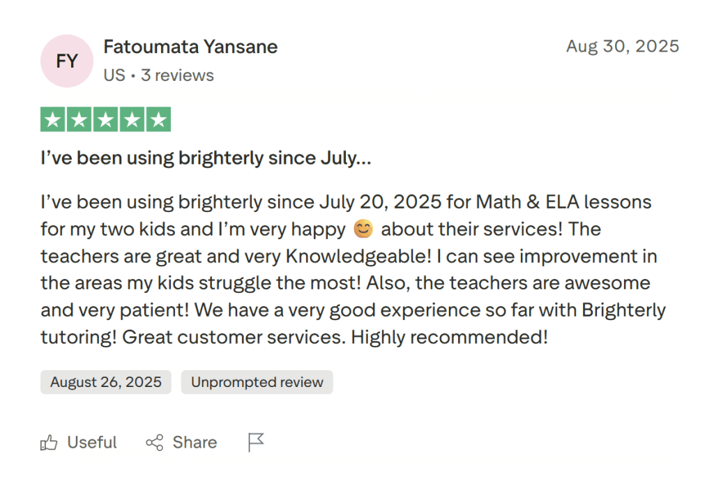 What are the pros and cons of Brighterly? Parents’ reviews