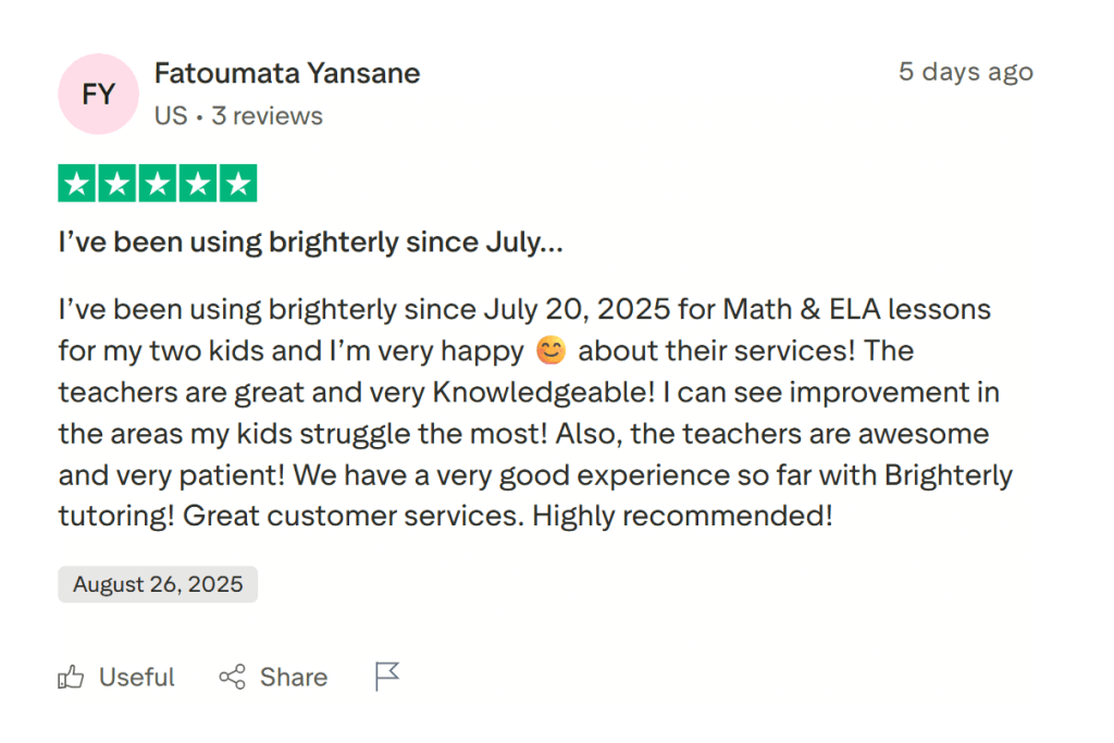 What is Brighterly best at?