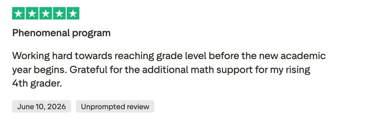 Brighterly Reviews by Parents