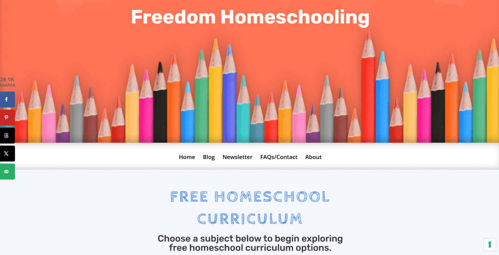 Best self paced homeschool program #11: Freedom Homeschooling