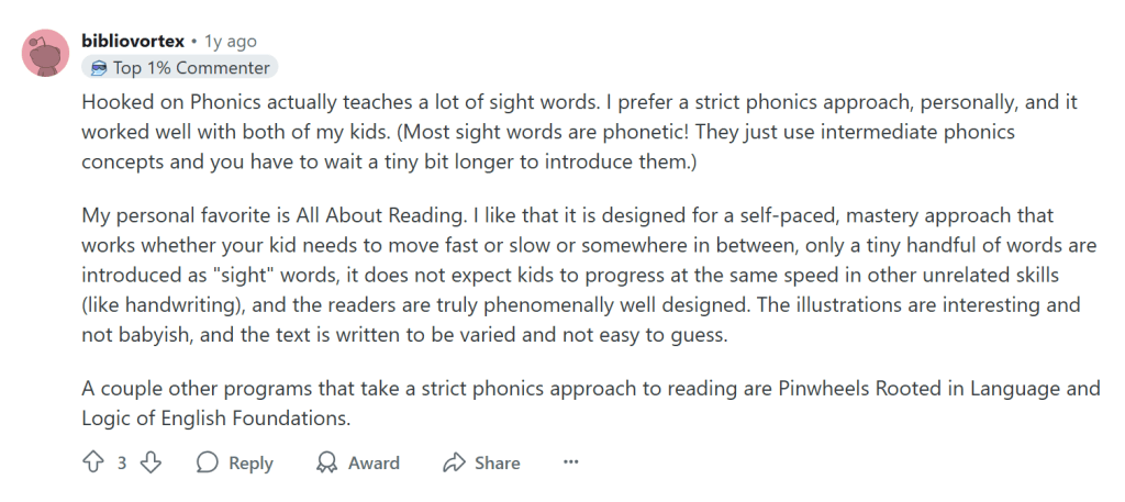 Hooked on Phonics reviews