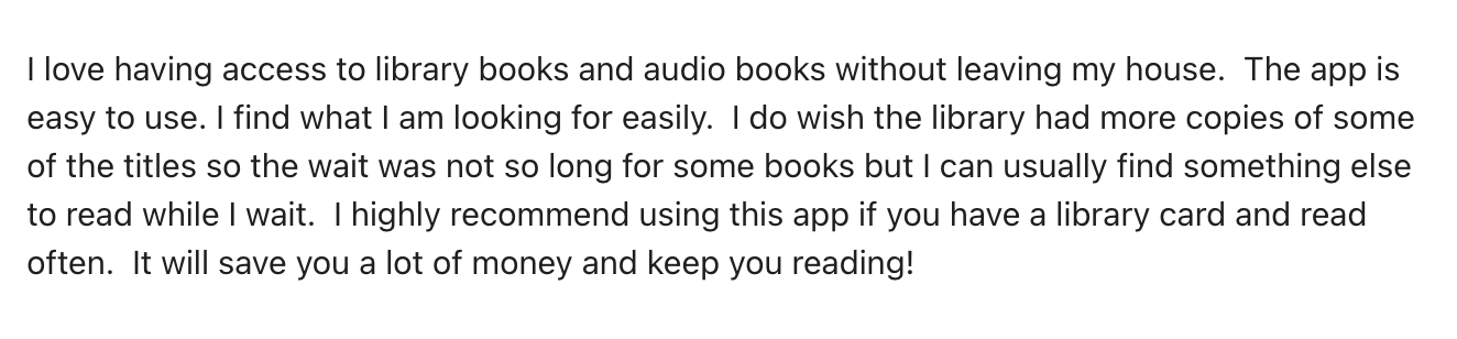 What Users Think of Libby