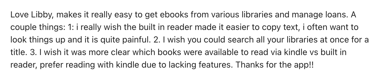 What Users Think of Libby