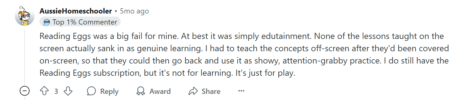 Reading Eggs Reviews