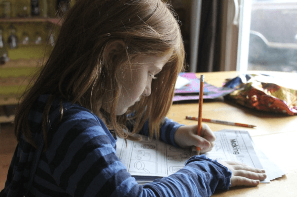 Teach phonics at home through worksheets