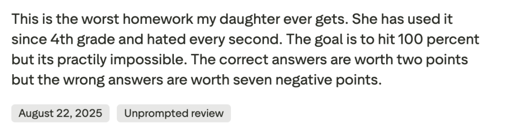 IXL reviews: Contradictory feedback