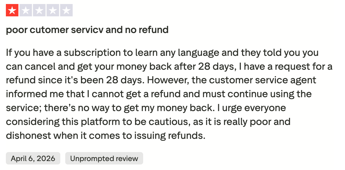 Preply Customer Service Reviews