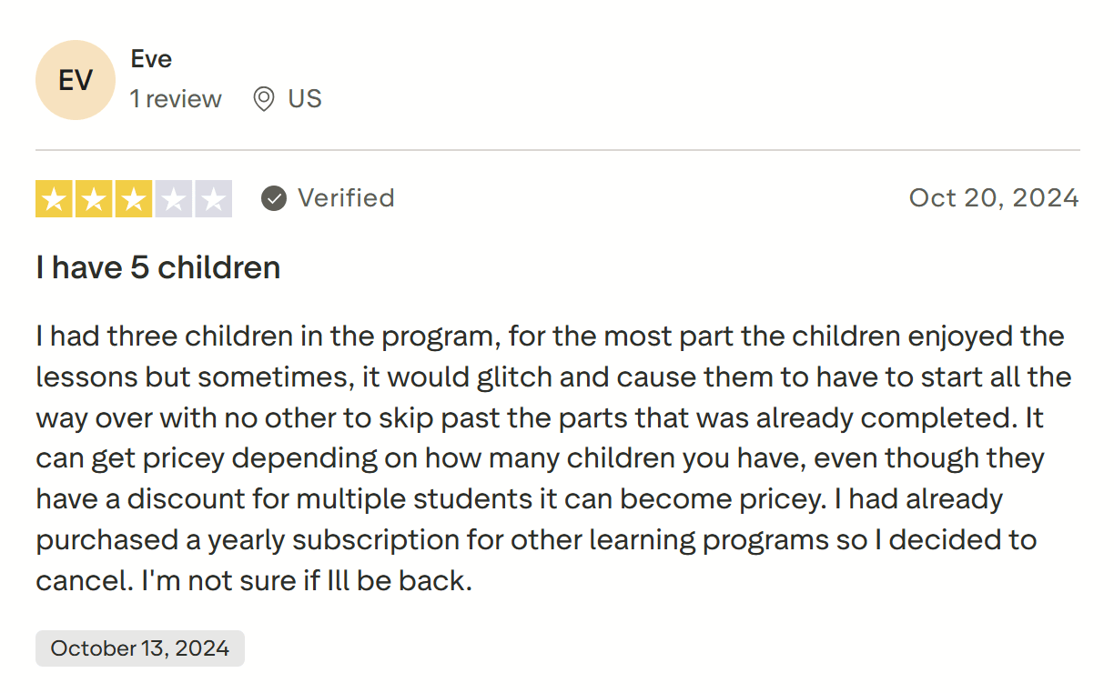 Time4Learning review: How good is its user interface?