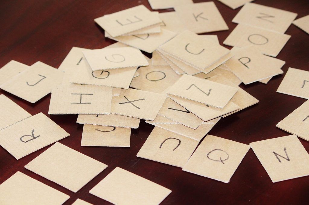 #10 Letter scavenger hunt