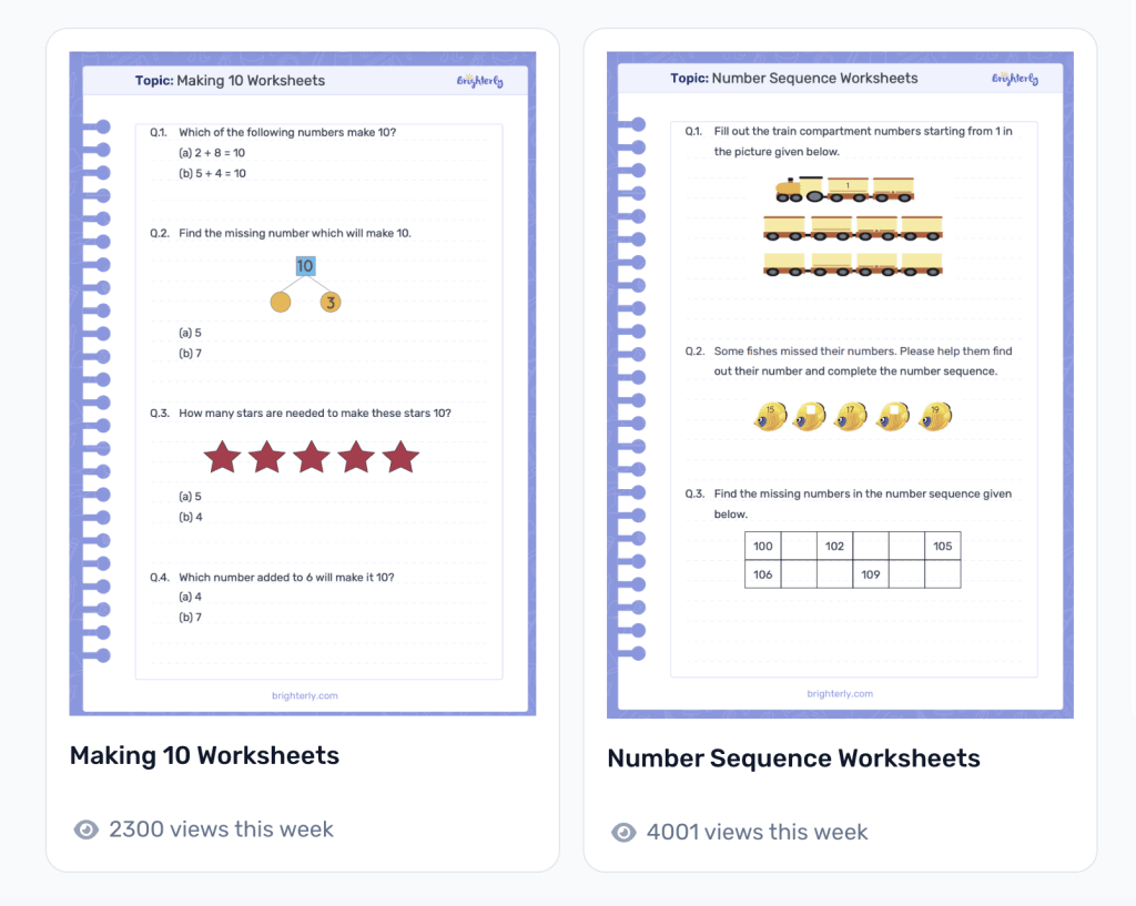 1st grade math skills checklist