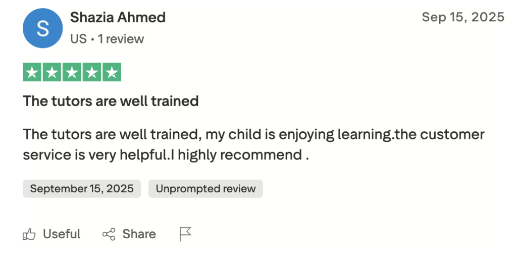 Brighterly benefits: Users’ reviews