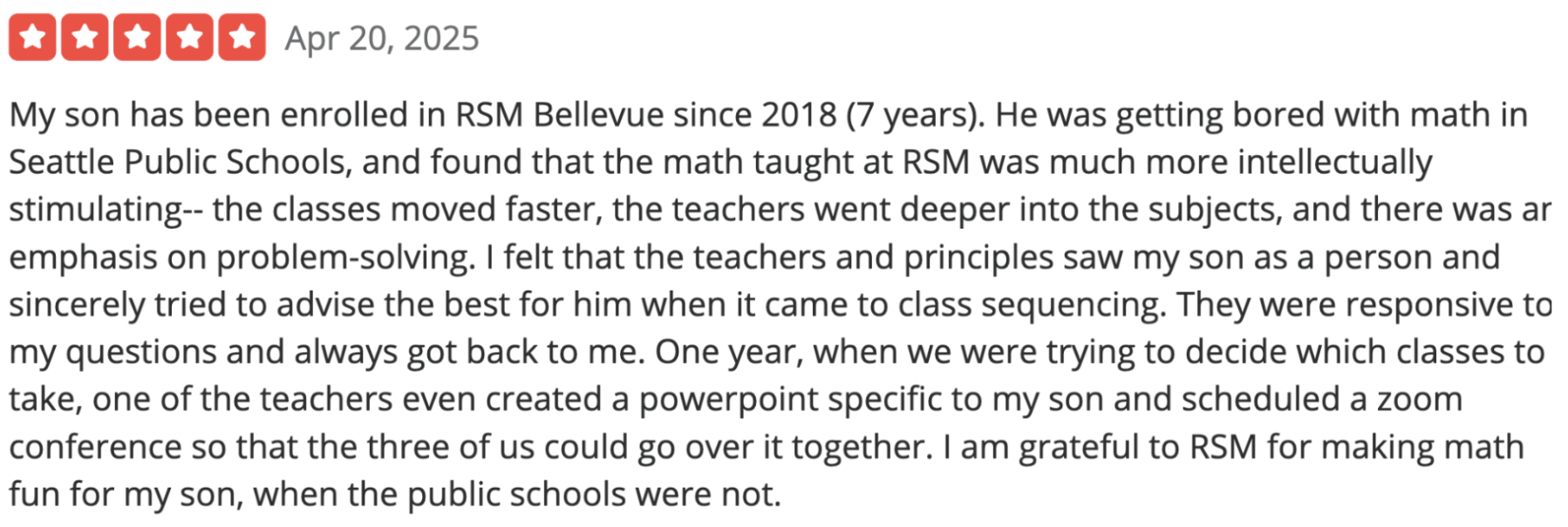 Why Is RSM Good?