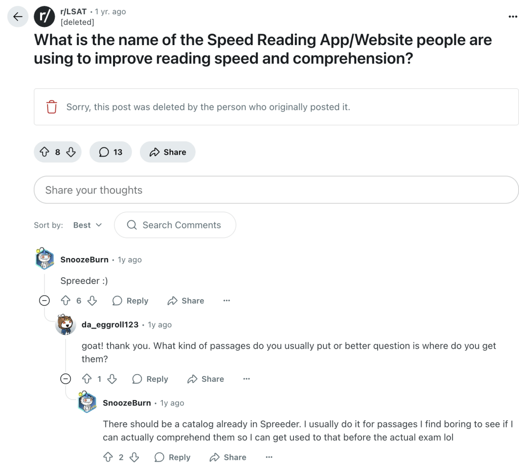 Best speed reading apps Reddit users’ feedback