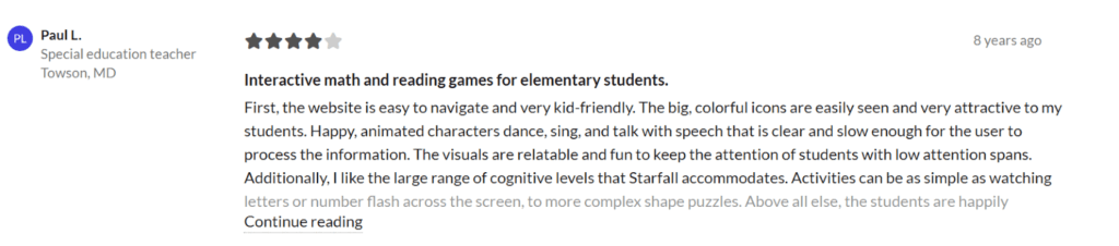 What are the benefits of using Starfall?