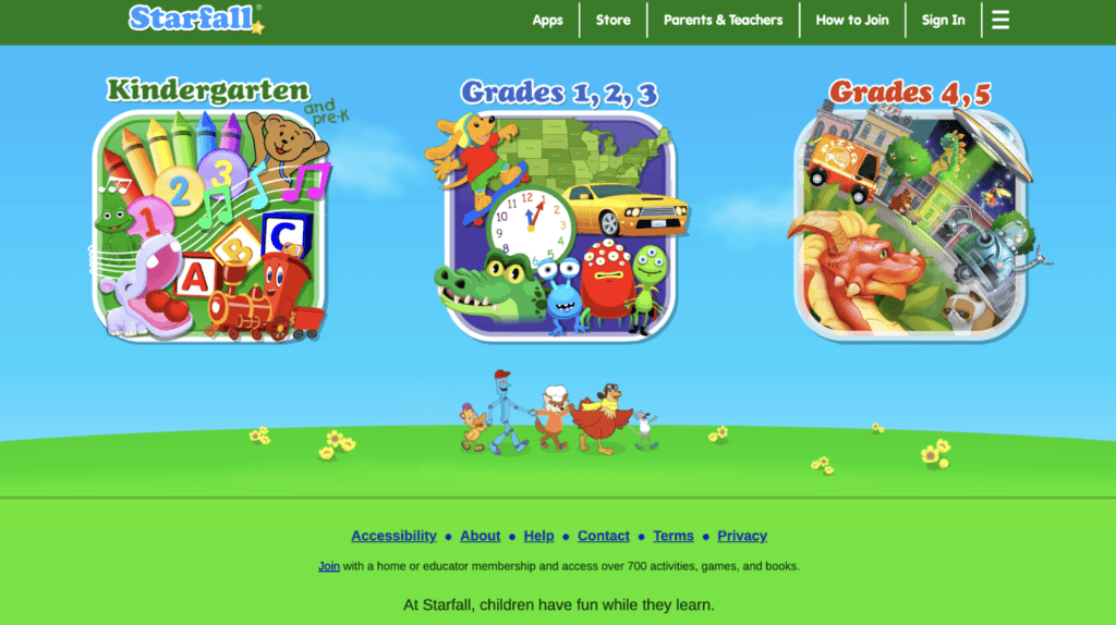 ABC Mouse Alternative #6: Starfall