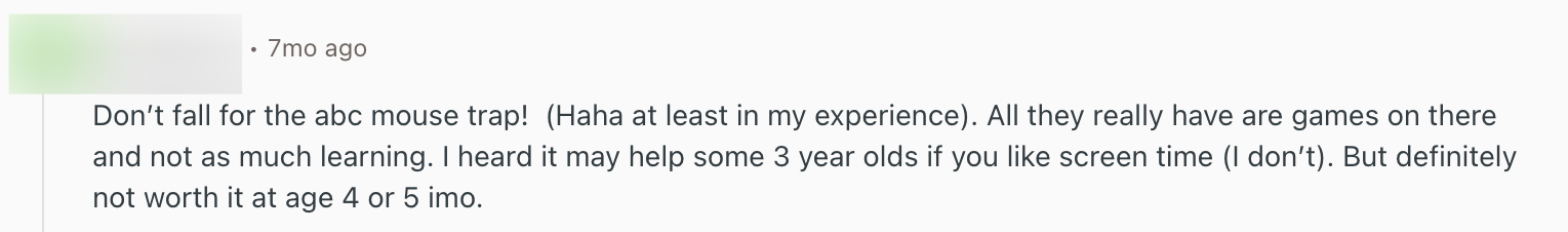 May Not Suit Older or Advanced for Their Age Kids