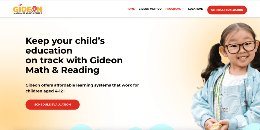 What does the Gideon math and reading platform stand for?