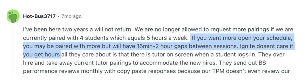 What users dislike about the program: