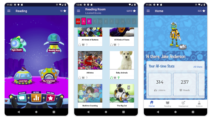 #4 Kids A-Z (Raz-Kids) reading comprehension app