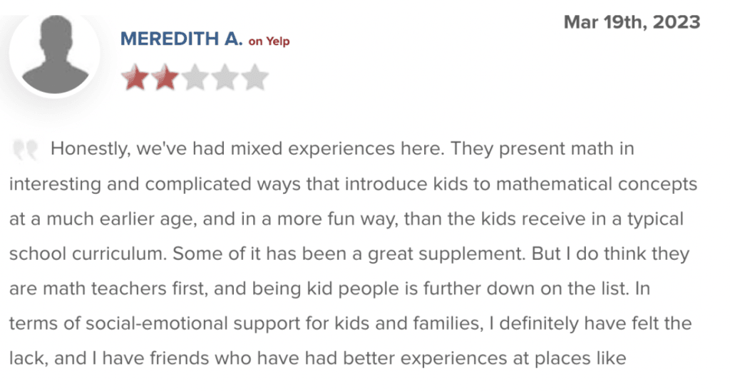 RSM math reviews on support services