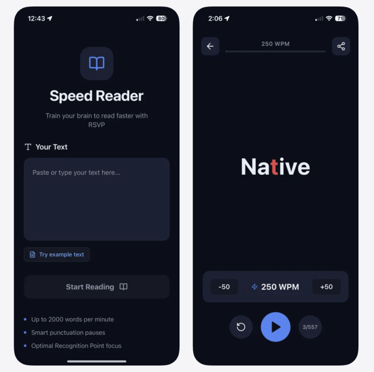 Variable Speed Reading Machine Best Speed Reading Apps in 2026: Free & Paid Options
