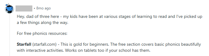 Starfall Homeschool Reviews on Learning Approach