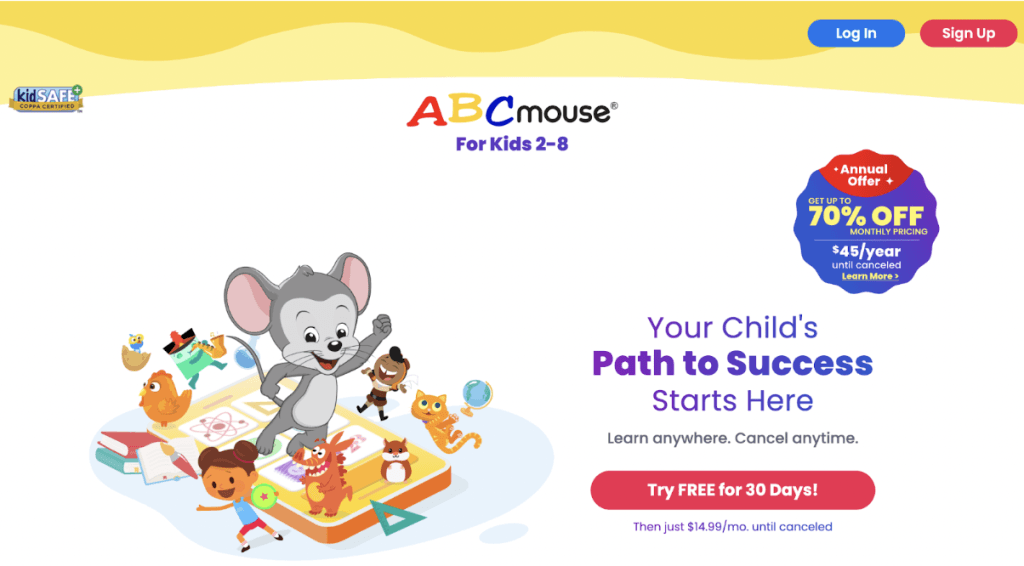 ABCmouse features