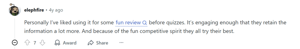 Kahoot reviews on Reddit & Trustpilot: Parents’ and students’ opinions