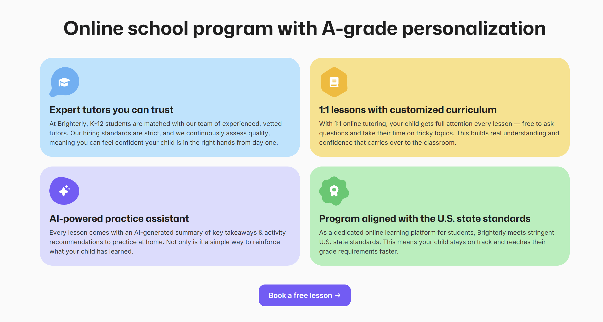 Next Steps: Get Personalized Support from Brighterly