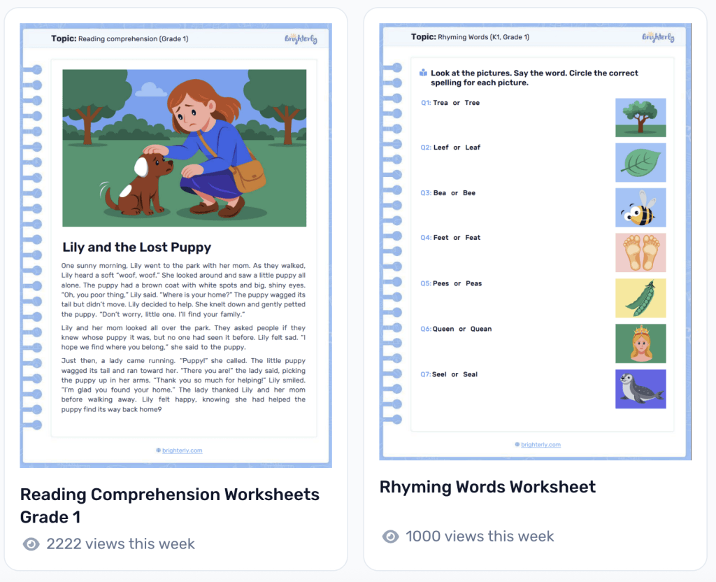 Plenty of free materials