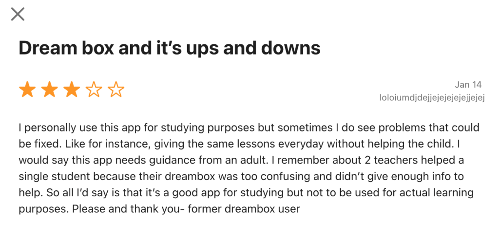 What are the pros and cons of Dreambox learning?