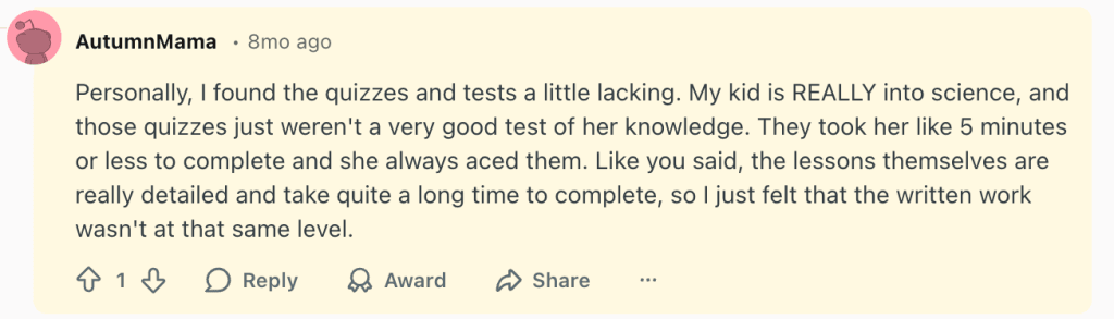 Common complaints about Generation Genius