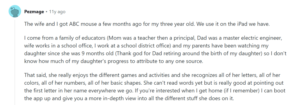 Leapfrog Academy vs ABCmouse Reddit & Trustpilot reviews