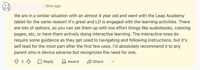 Leapfrog Academy Reviews: What Parents Like