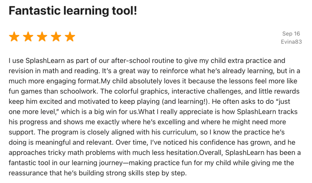 SplashLearn review: How well does the learning method hold up?