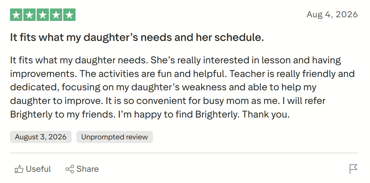 Next Steps: Support Your Child’s Learning With Brighterly