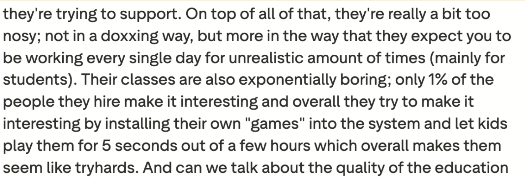 Think Academy US reviews: Teaching methodology