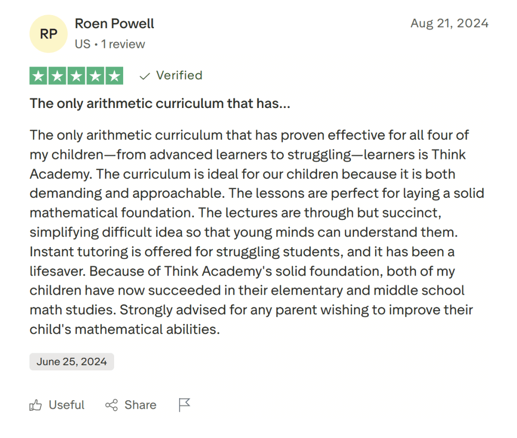 What advantages and disadvantages does Think Academy offer?