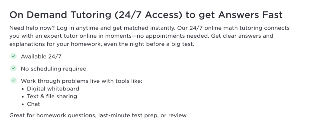 How does Tutor.com work? User experience feedback