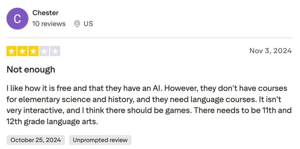 Khan Academy for kids reviews