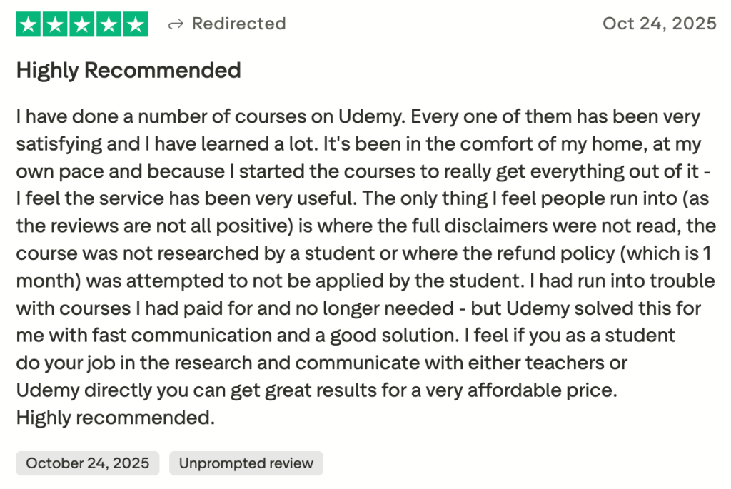 Udemy online learning for kids reviews