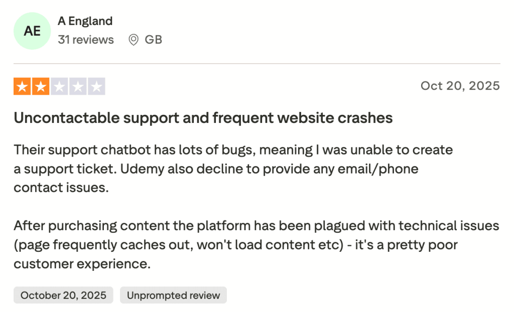 Udemy online learning for kids reviews