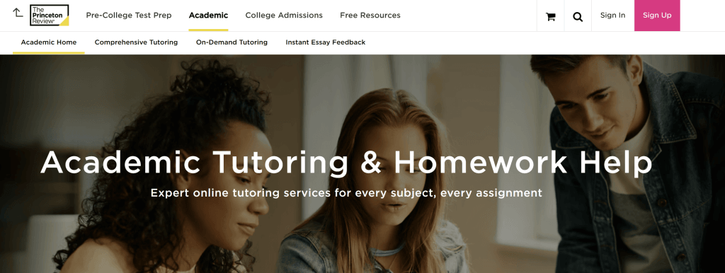 Wyzant alternative #6: Princeton Review