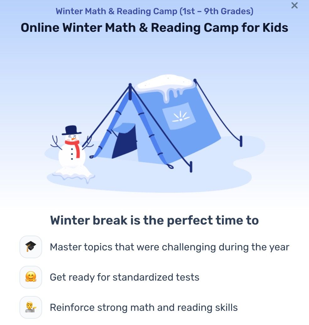 #1 Kids winter break with Brighterly