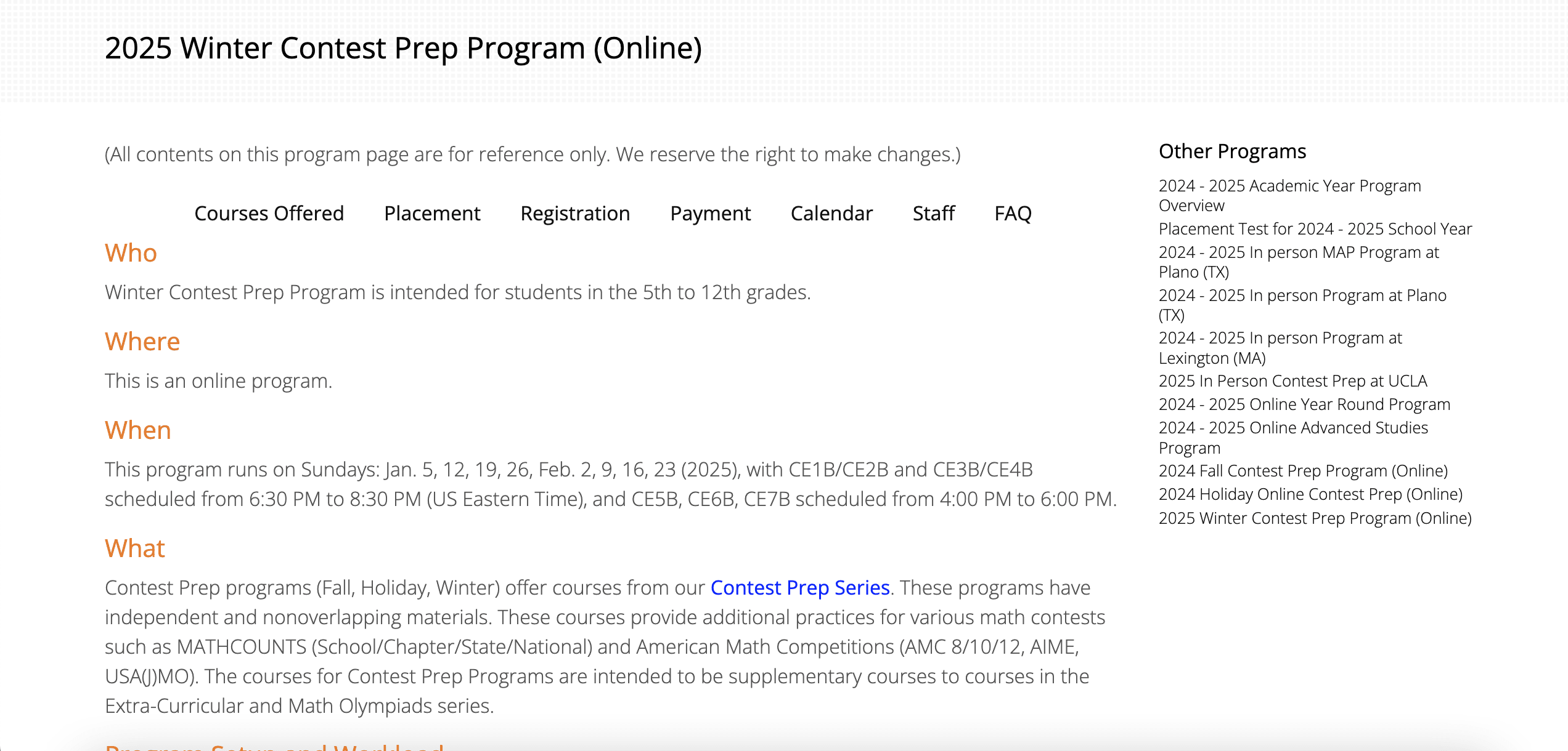 #2 Idea Math 2025 winter break camp