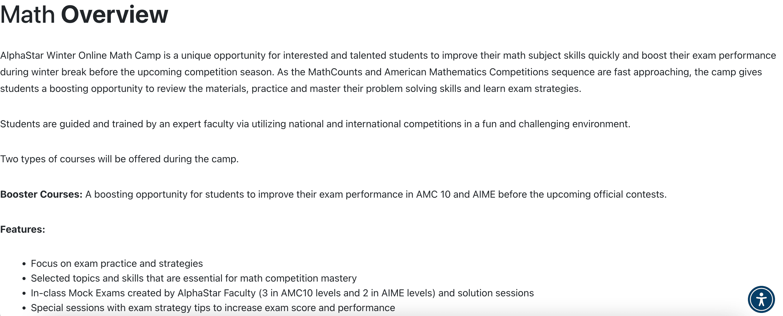 #4 Alphastar Academy winter break online camp