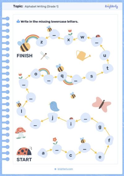 Alphabet Writing Worksheets