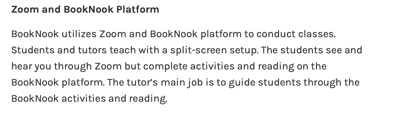 BookNook review: Is the interface easy to use?